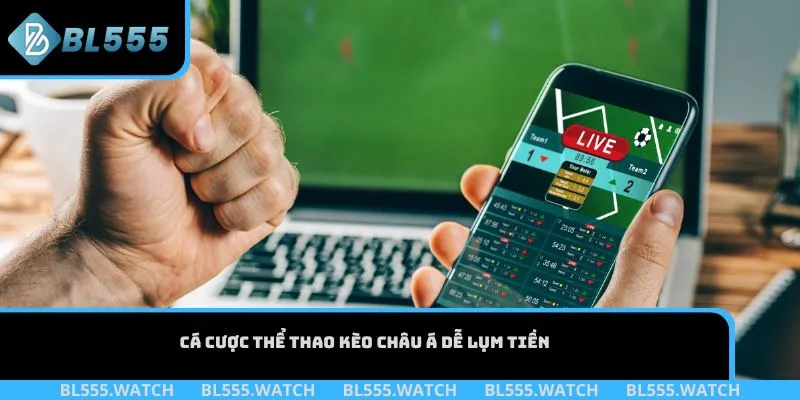 Cá cược thể thao kèo châu Á dễ lụm tiền