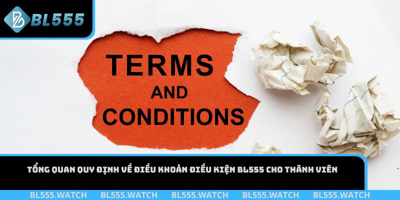 Một số quy định về điều khoản điều kiện BL555 cho thành viên